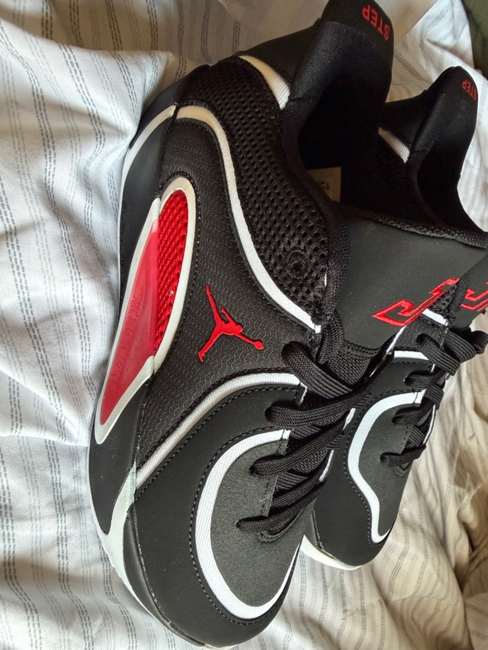 Nike Kids Black, Red and White Athletic Sneakers
